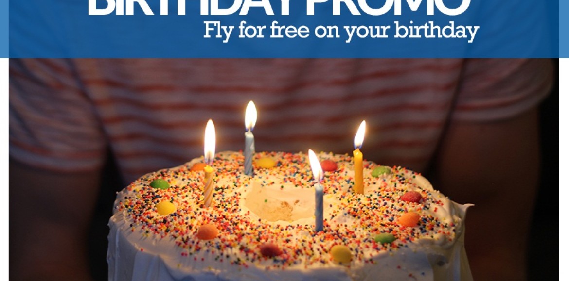 SKYJET Airlines Birthday Promo  FREE fly for on your Birthday