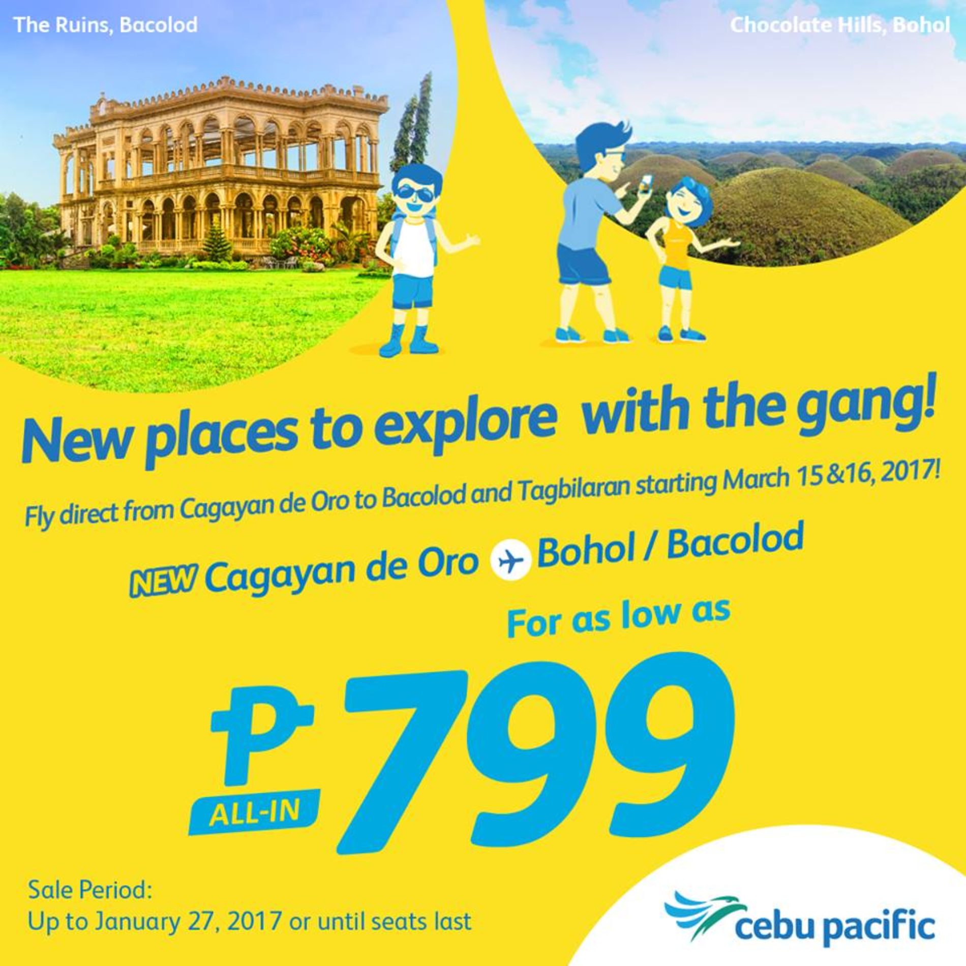 Cebu Pacific Promo SALE PERIOD: UP TO JUL 13, 2017
