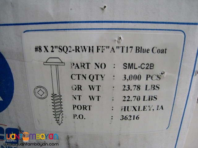 Kreg SML-C2B 2-inch Blue-Kote Coarse Screws - 50 pieces