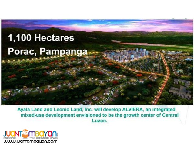  Lot for sale in Avida Settings Alviera Pampanga 
