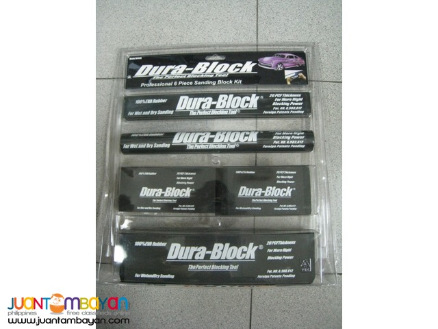 Dura-Block AF44A Black 6-Piece Sanding Block Set