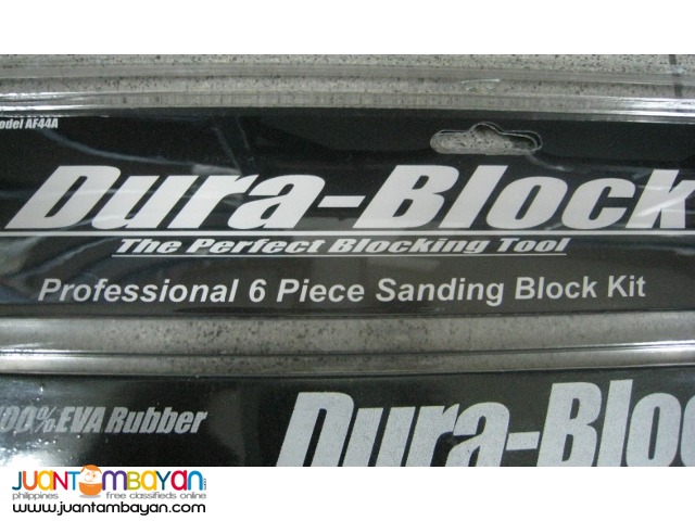 Dura-Block AF44A Black 6-Piece Sanding Block Set