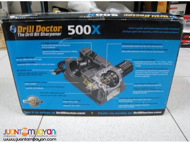 Drill Doctor 500X Drill Bit Sharpener 110V