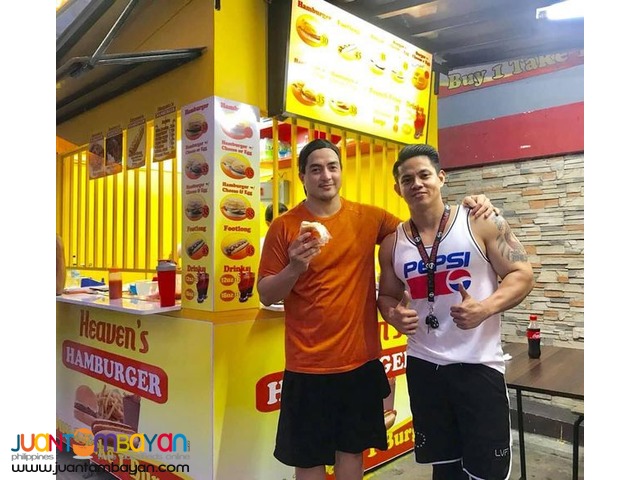 Heavens Hamburger foodcart or foodstall for franchise