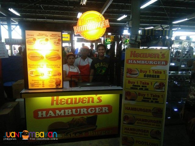 Heavens Hamburger foodcart or foodstall for franchise