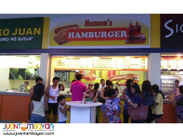 Heavens Hamburger foodcart or foodstall for franchise
