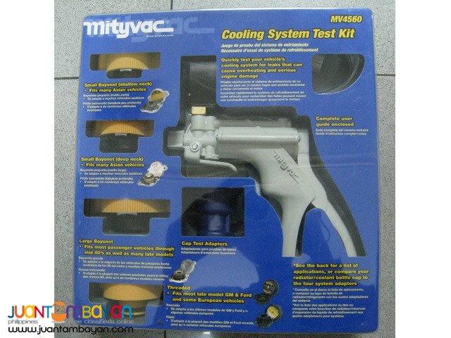 Mityvac MV4560 Cooling System Automotive Radiator Test Kit