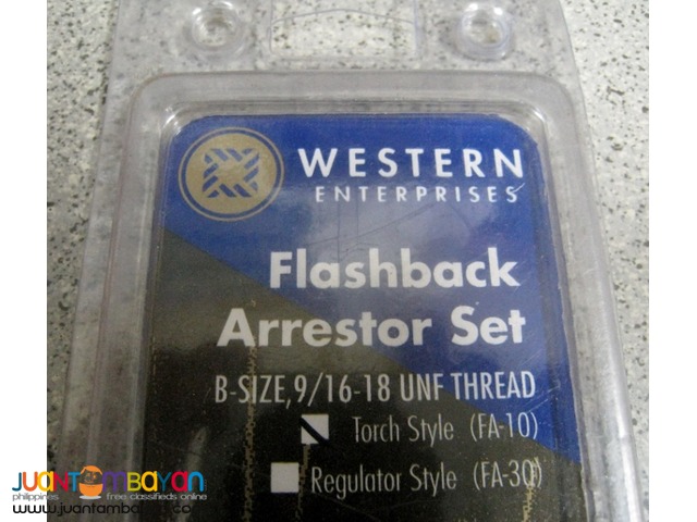 Western Enterprises FA10 Torch Style Flashback Arrestor Set