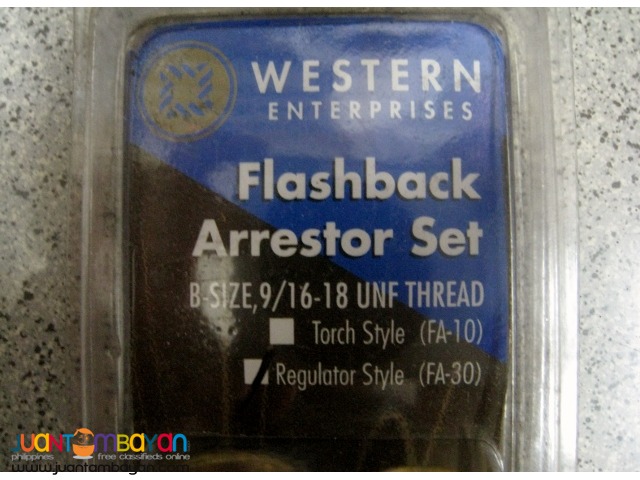 Western Enterprises FA30 & FA10 Flashback Arrestor Set