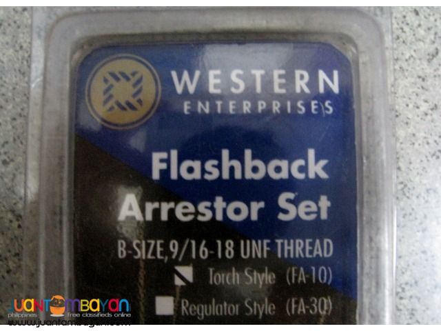 Western Enterprises FA30 & FA10 Flashback Arrestor Set
