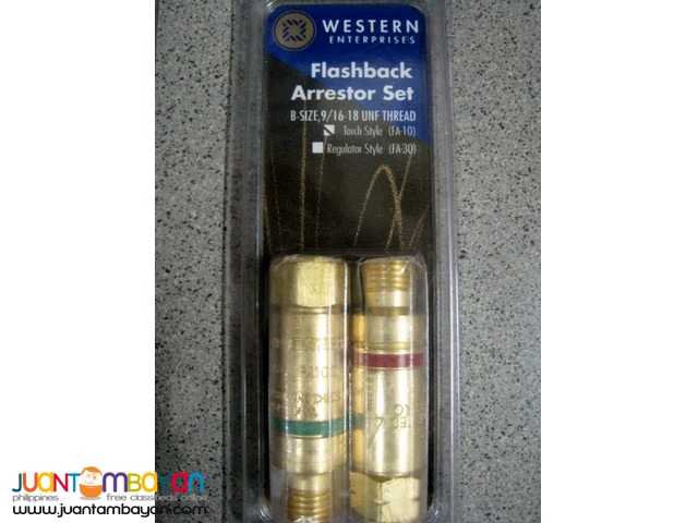 Western Enterprises FA30 & FA10 Flashback Arrestor Set