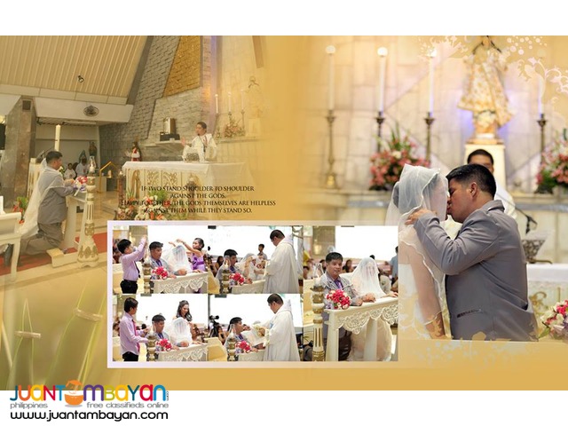 Wedding photographer sta maria with same day edit