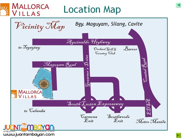 MALLORCA VILLAS Cavite Lots for Sale = 9,750/sqm