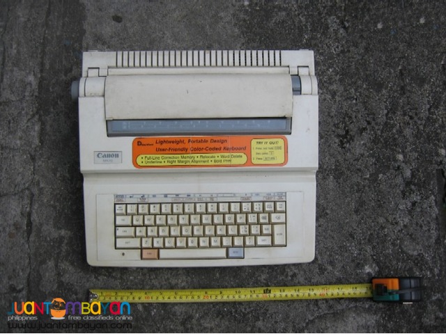 Canon electric typewriter (defective)