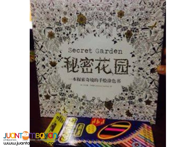 Adult coloring books Secret garden, Enchanted Forest and Fantasy