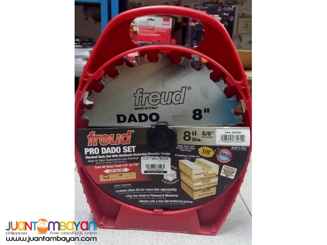 Freud DD208H Diablo 5/8-inch Arbor 12-tooth Stacked Dado Saw Blade Set