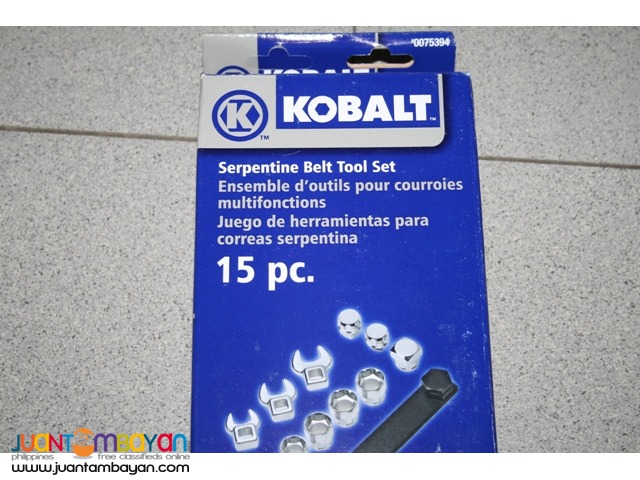 Kobalt 23949 15-piece Serpentine Belt Tool Set