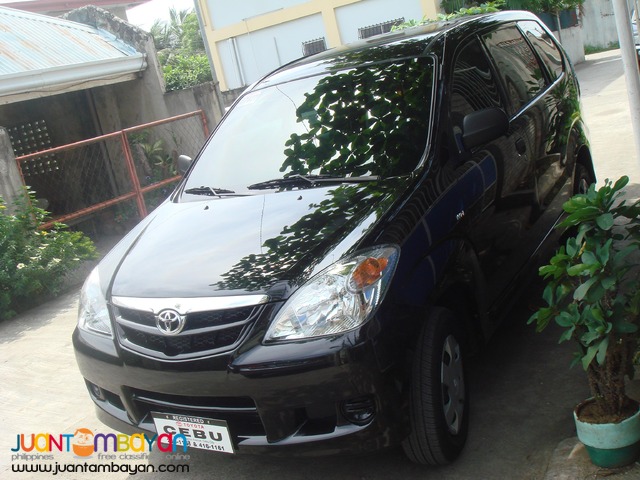 Van for Rent Cebu (7seater Toyota Avanza)