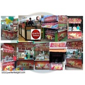 Snacku House and Rice Atbp food cart kiosk