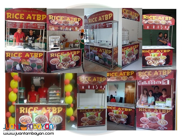 Snacku House and Rice Atbp food cart kiosk