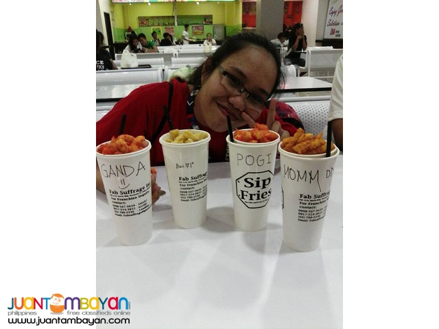 Sip Fries Food Cart Franchise Promo 0917-1254451/ 0939-9163425