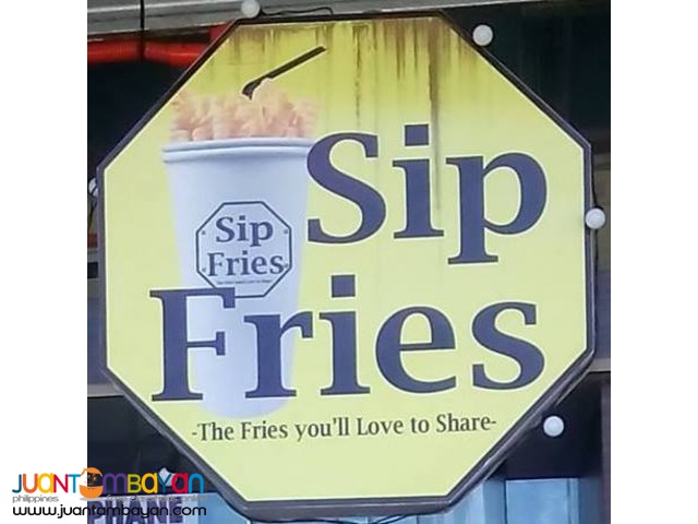 Sip Fries Food Cart Franchise Promo 0917-1254451/ 0939-9163425