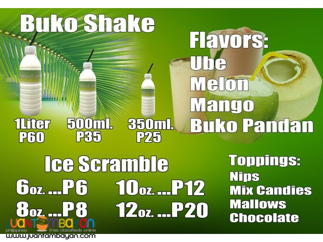 Buko Fresh and Ice Scramble 0917-1254451/ 0939-9163425