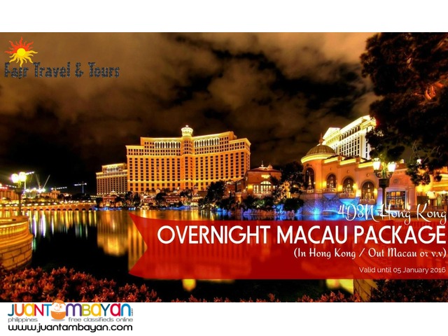 HONG KONG - MACAU PACKAGE HONG KONG - MACAU PACKAGE