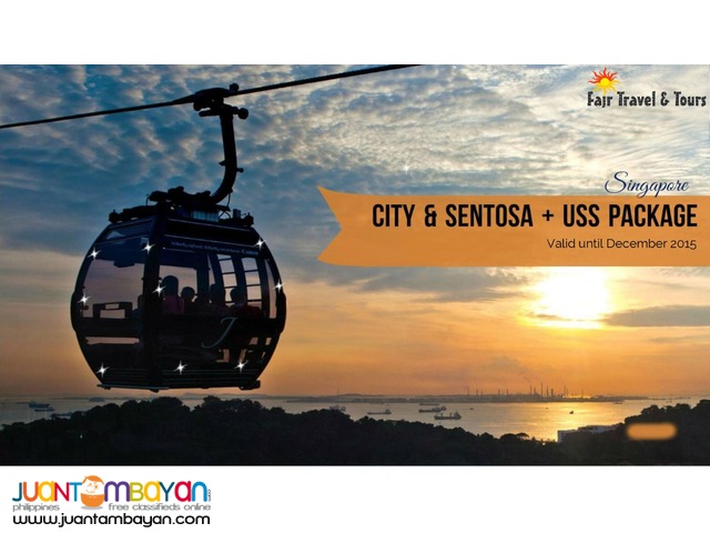 SINGAPORE CITY & SENTOSA + UNIVERSAL STUDIOS PACKAGE SINGAPORE CITY & SENTOSA + UNIVERSAL STUDIOS PACKAGE