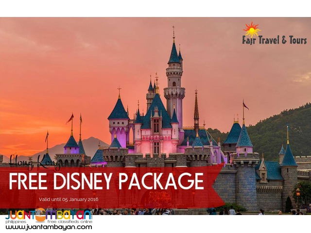 3D2N HONG KONG TOUR with FREE DISNEYLAND PACKAGE