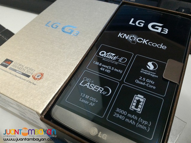Brand New, Authentic and Original - LG G3 32gb White color only