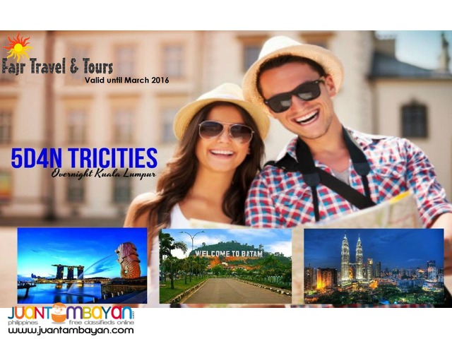 5D4N TRICITIES PACKAGE (Singapore + Malaysia + Indonesia) 5D4N TRICITIES PACKAGE (Singapore + Malaysia + Indonesia)