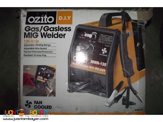 mig welding ozito 90 amps 220v brandnew