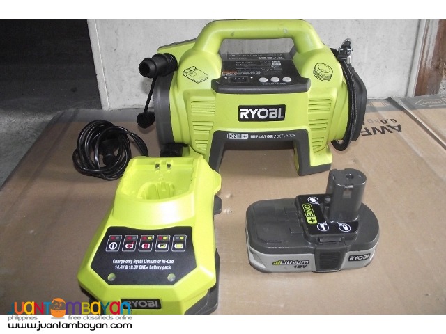 inflator and deflator ryobi 18v 