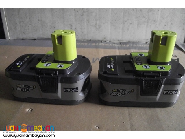 battery ryobi litium 18v 