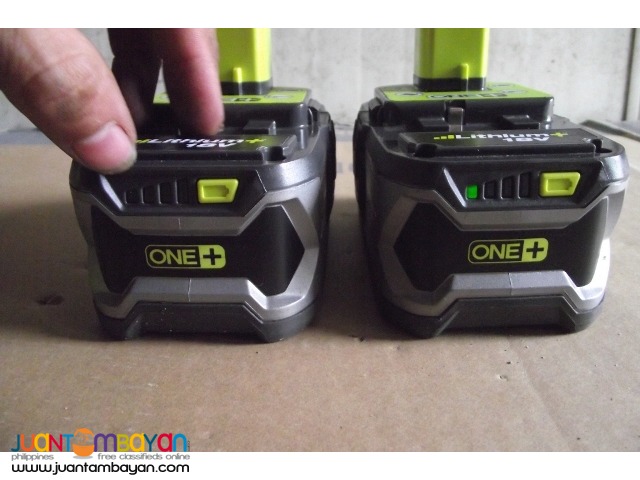 battery ryobi litium 18v 