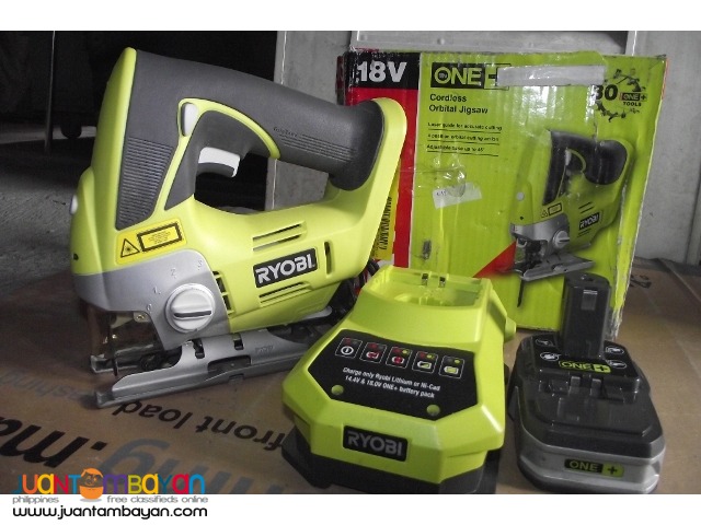 jigsaw cordless 18v laser guided with battery and charger brandnew