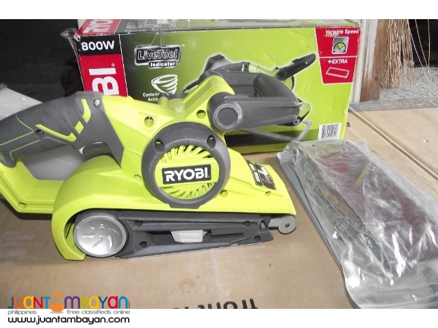 belt sander ryobi 220v 800wats brandnew