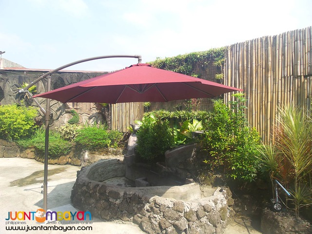 AU02 Round Banana Umbrella Cafe Coffee Shops Pool Garden Beach Patio