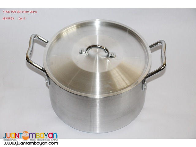 7 PCS POT SET (14cm-26cm)