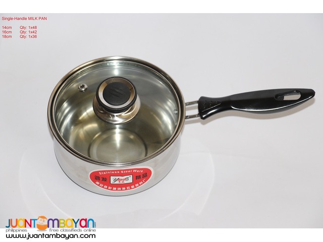 SINGLE-HANDLE MILK PAN SINGLE-HANDLE MILK PAN