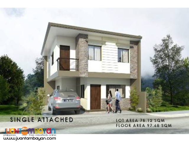 2.4M single attached Crystal Homes San Mateo,Rizal for sale