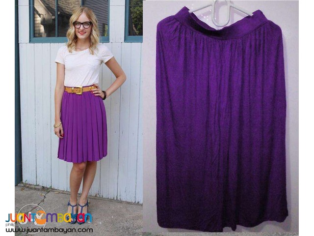 Purple Loose Skirt