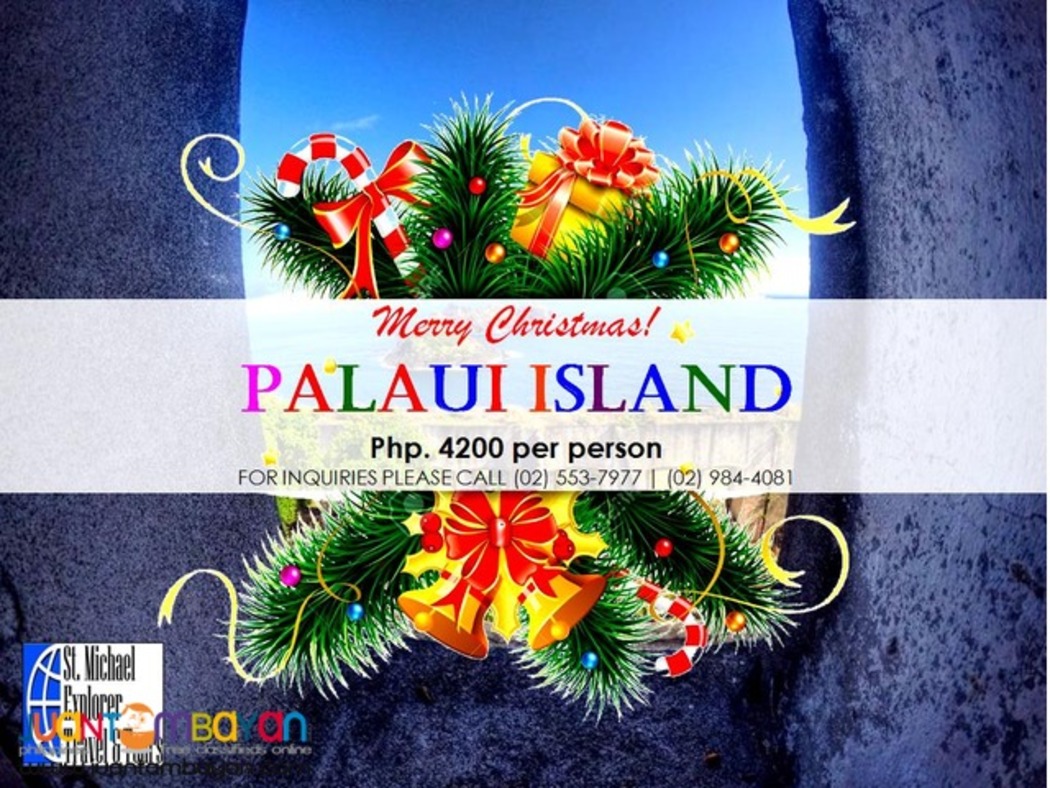 PALAUI TOUR PACKAGE PALAUI TOUR PACKAGE