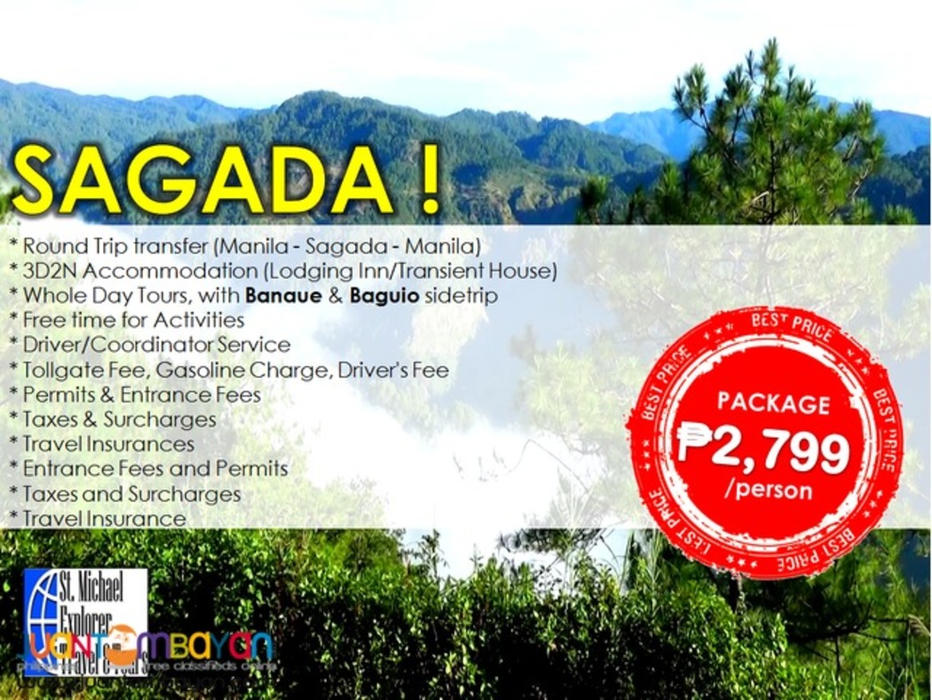 Affordable SAGADA (via BANAUE & BAGUIO) 3D2N Affordable SAGADA (via BANAUE & BAGUIO) 3D2N