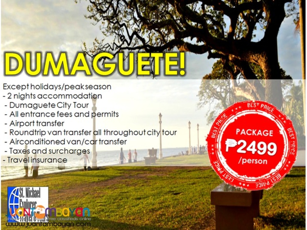 Affordable DUMAGUETE 3d2n Affordable DUMAGUETE 3d2n