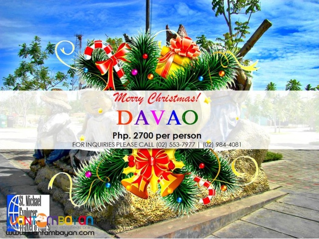 DAVAO TOUR PACKAGE DAVAO TOUR PACKAGE