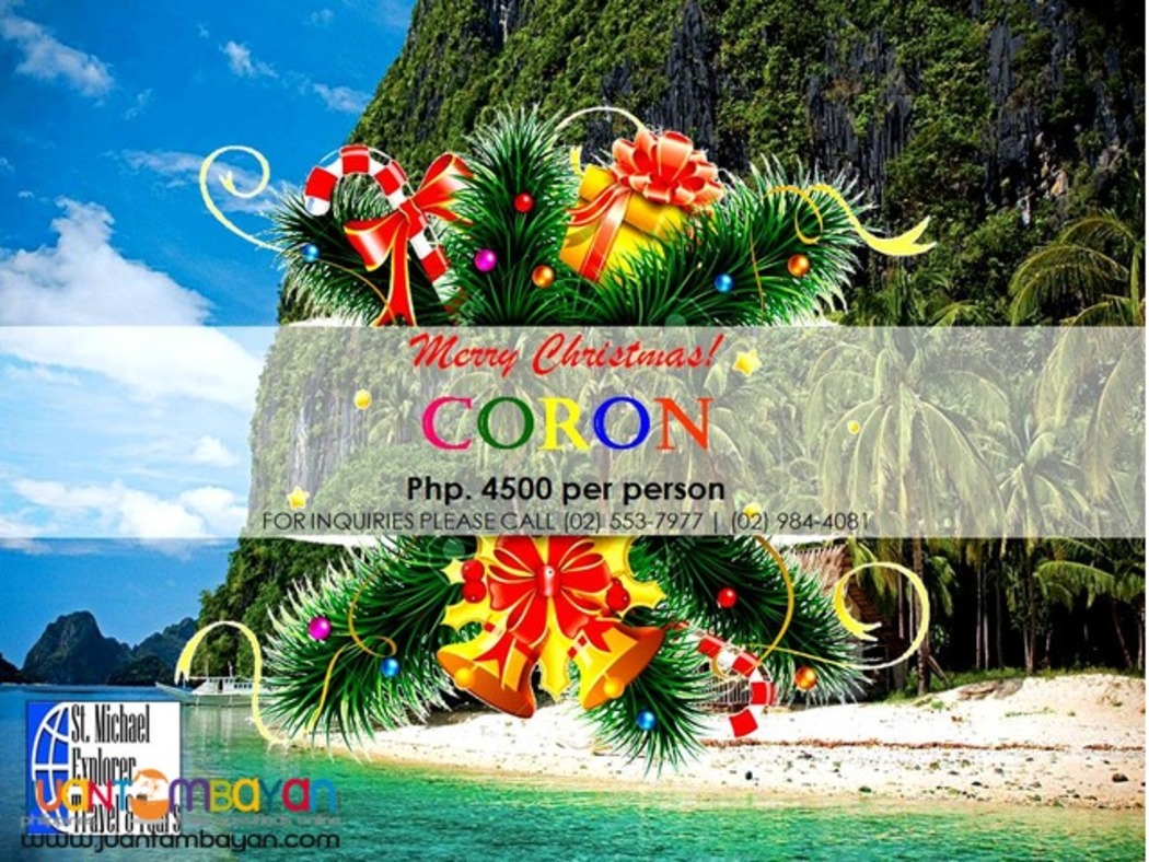 CORON TOUR PACKAGE CORON TOUR PACKAGE