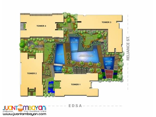 Avida Towers Centera 1 bedroom condo for sale in Mandaluyong City