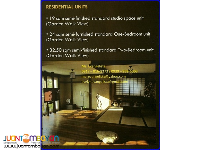 Condominium in Bali Garden Residences 1 Bedroom